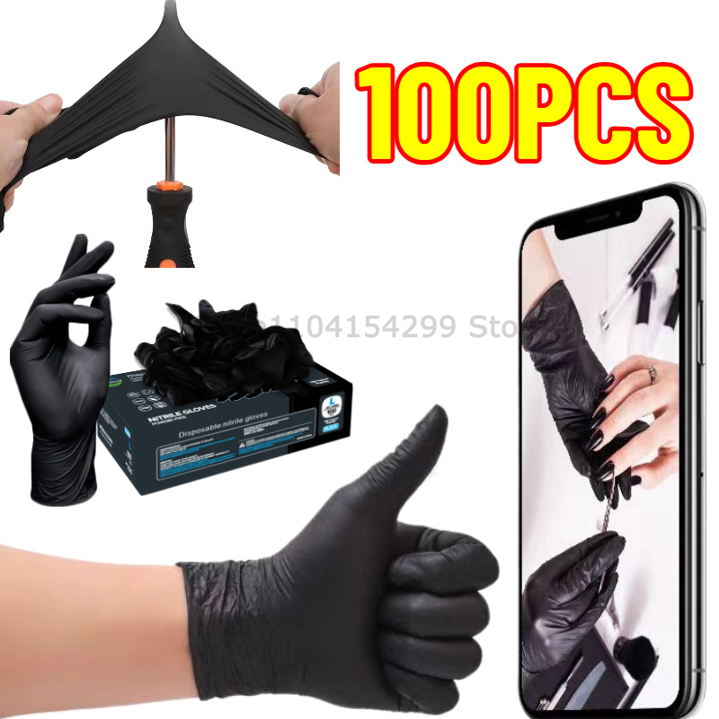 Nitrile Mechanic Glove - Einweg-Nitril-Handschuhe, wasserdicht, zum Geschirrspülen, für Küche