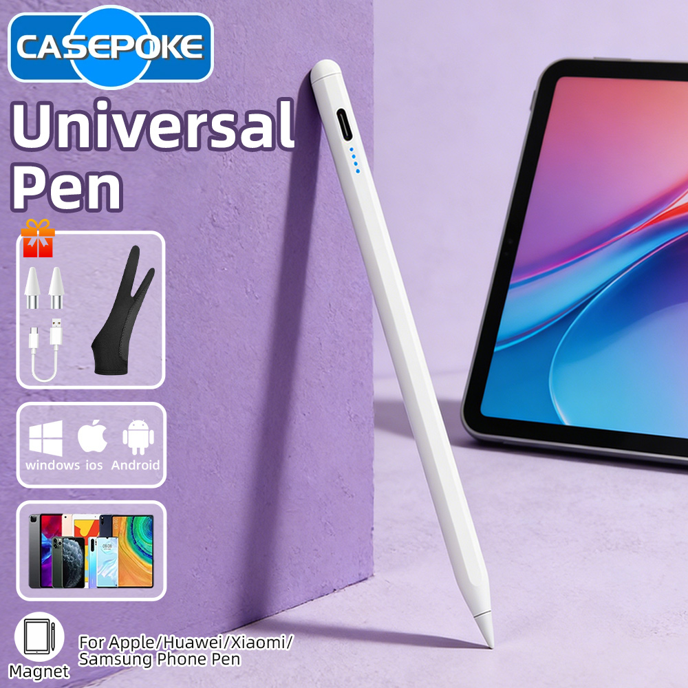 Touchscreen Glove Capacitive - 2026 Universeller 4-LED-Stylus-Stift für Huawei, Lenovo,
