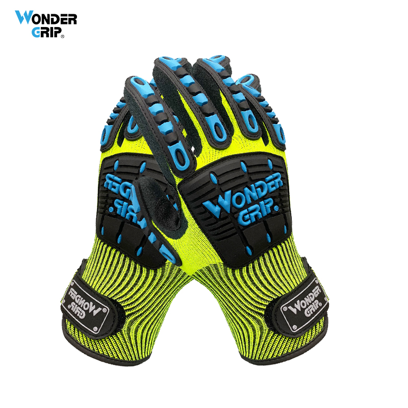 Work Glove Impact - Wonder Grip Anti-Schlag- und Vibrations-Sicherheitsarbeitshandschuhe mit