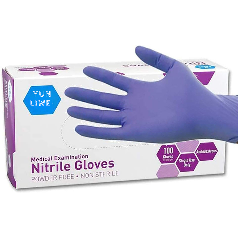 Exam Glove Nitrile - Soft Max Lila Nitrilhandschuhe Einweg Medizinische
