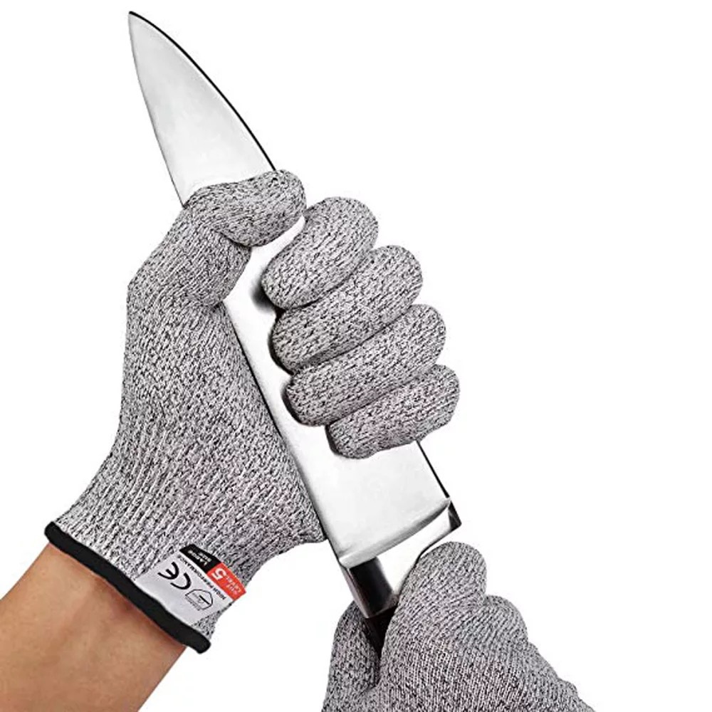 Cut Resistant Glove - Schnittfeste Handschuhe, Sicherheits-Schnittschutzhandschuhe Grau Schnittschutzklasse Arbeitshandschuhe