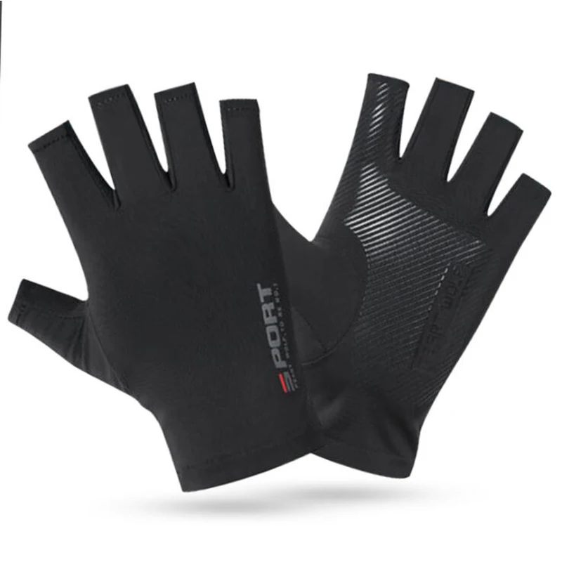 Cycling Glove Padded - 1 paar Half Finger Radfahren Handschuhe
