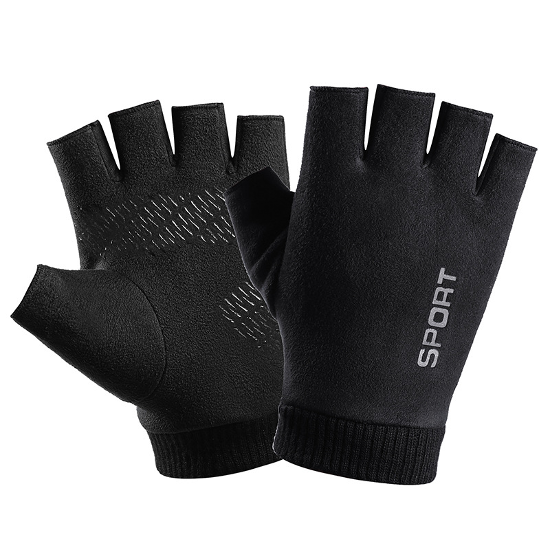 Leather Driving Glove - Männer Winter Wildleder Leder Plüsch Starke