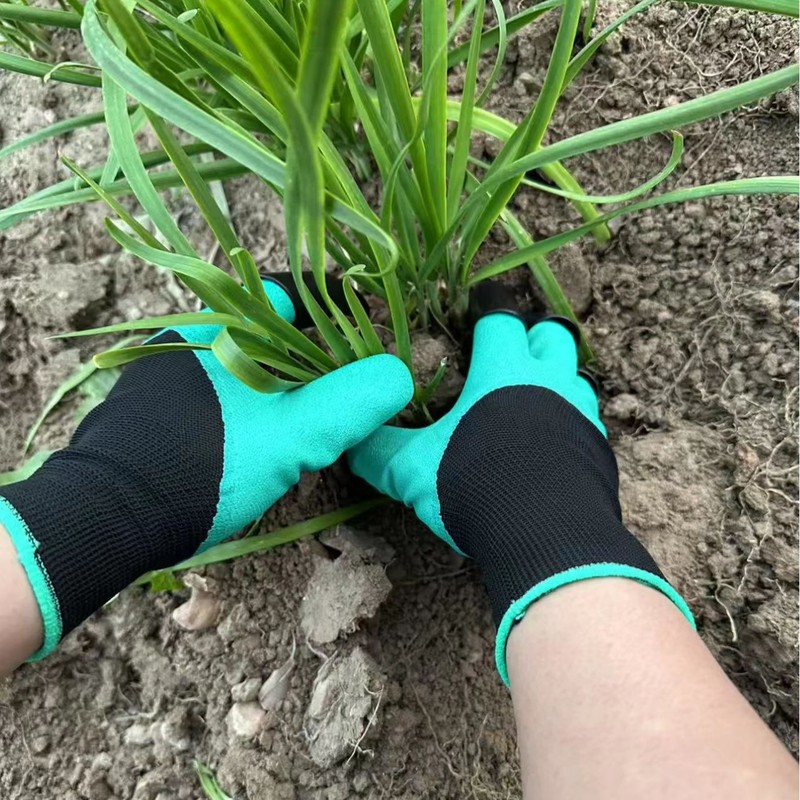 Gardening Glove Waterproof - Gartenhandschuhe mit integrierten Krallen, wasserdichte Gartenarbeitshandschuhe