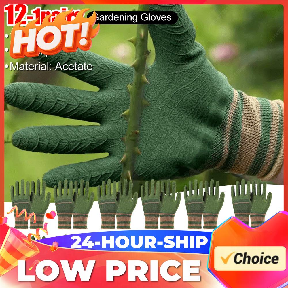 Gardening Glove Waterproof - Gartenhandschuhe Dornensicherer Schutzhandschuh Atmungsaktive Rosenhandschuhe Wasserdichte