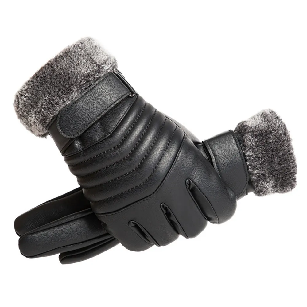 Gardening Glove Waterproof - Handschuhe winter men's pelz mund plüsch