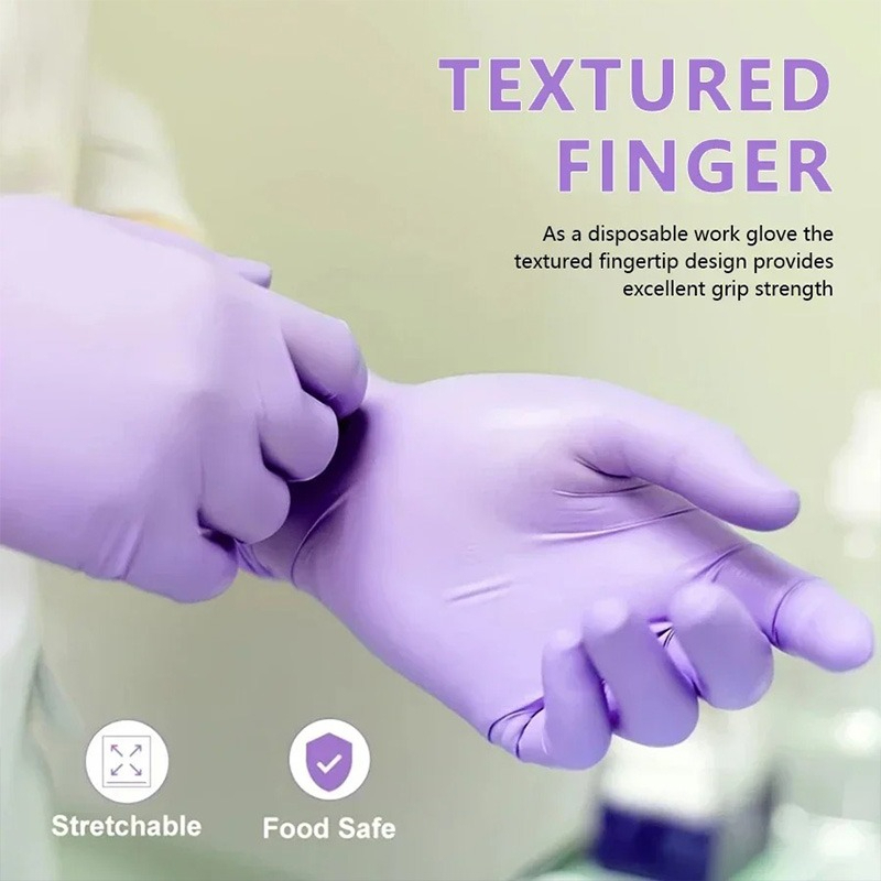 50/100 Stück Lila Nitrilhandsc – Exam Glove Nitrile Bewertung und Preis