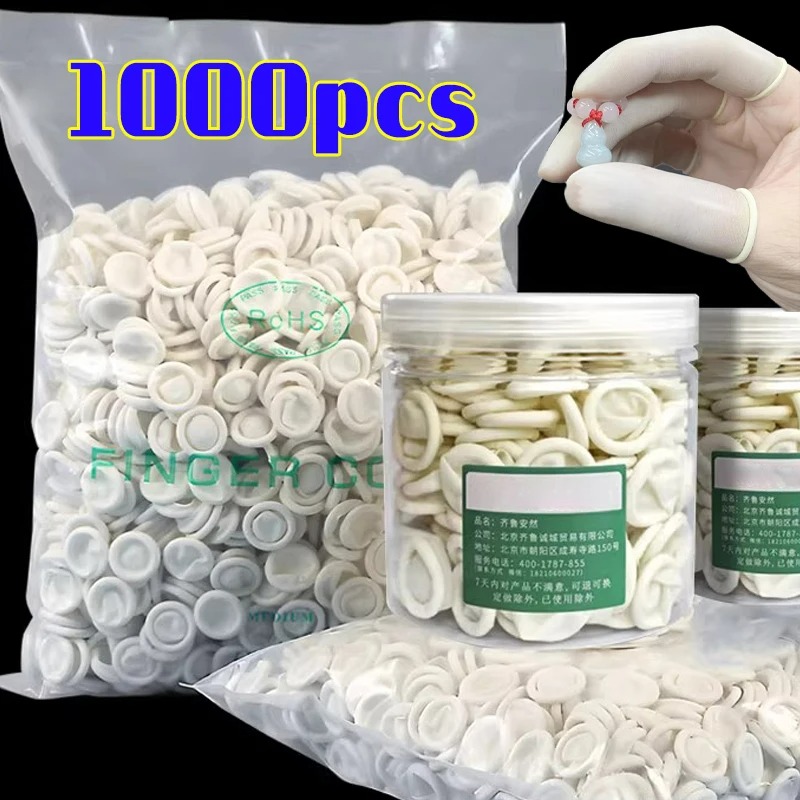 100–1000 Stück weiße Einweg-Fi – Latex Disposable Glove Bewertung und Preis
