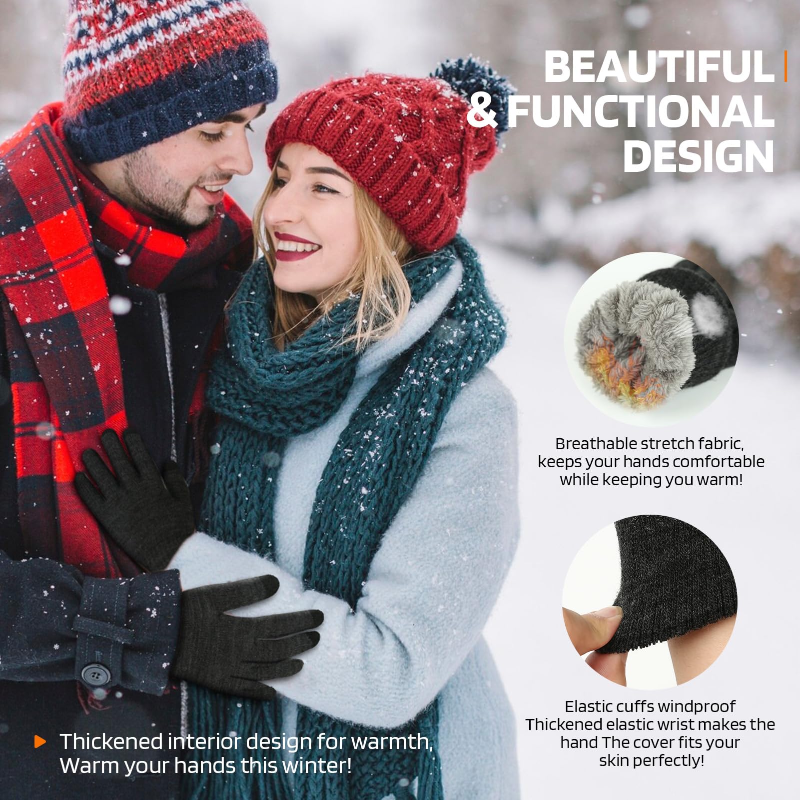 1-5Pairs Winter Outdoor Sport  – Magic Touch Glove Bewertung und Preis