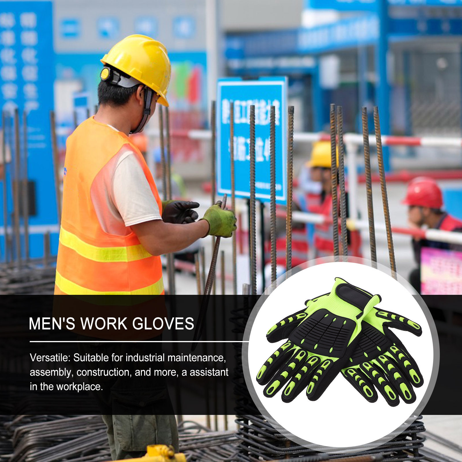 1 Paar robuste Gartenhandschuh – Work Glove Impact Bewertung und Preis
