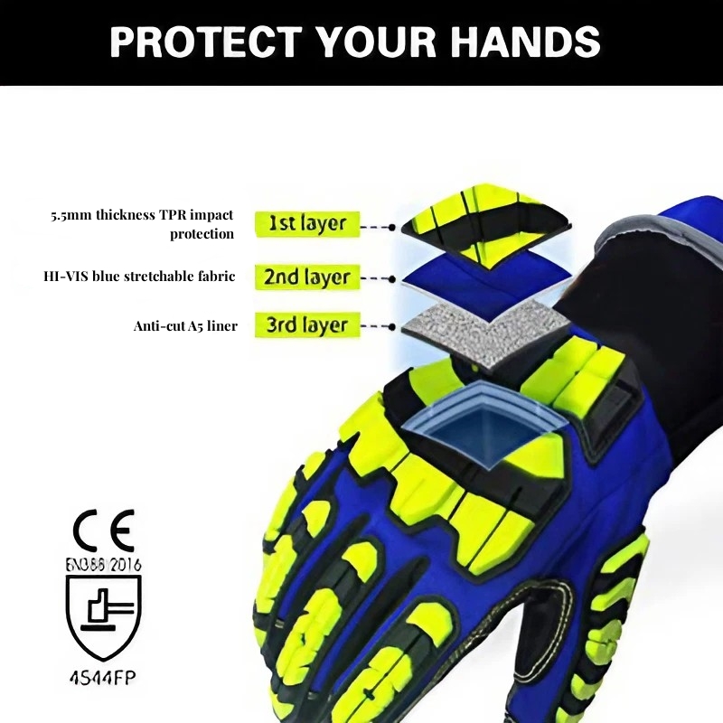 XYEHS ANSI CUT A5 Rettungs- un – Work Glove Impact Bewertung und Preis