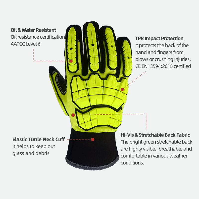 XYEHS ANSI CUT A5 Rettungs- un – Work Glove Impact Bewertung und Preis