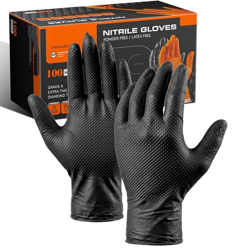 8 Mil Hochbelastbare Industrie – Rubber Glove Cleaning Bewertung und Preis