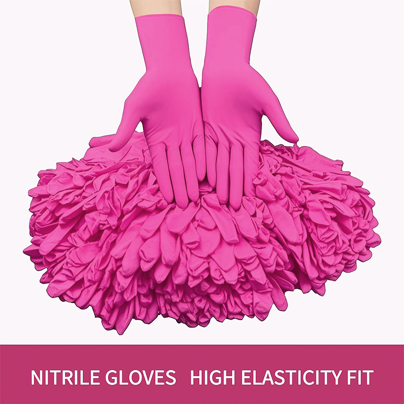 10–100 Stück rosa Nitril-Einwe – Nitrile Mechanic Glove Bewertung und Preis