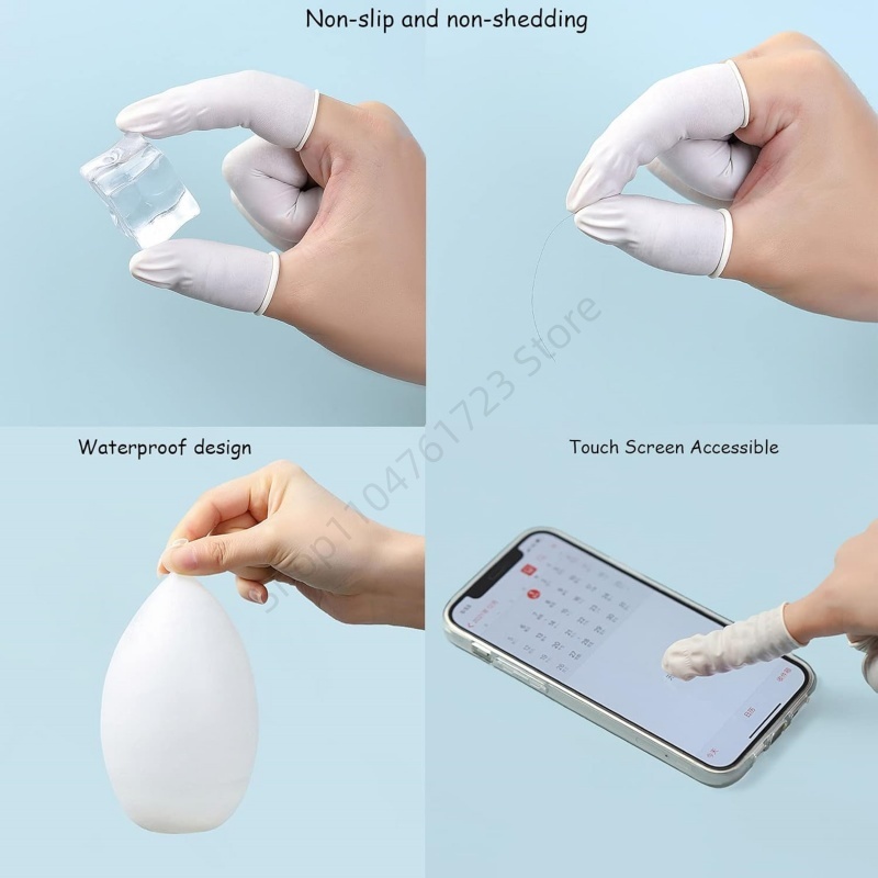 100 Stück Einweg-Fingerüberzüg – Latex Disposable Glove Bewertung und Preis