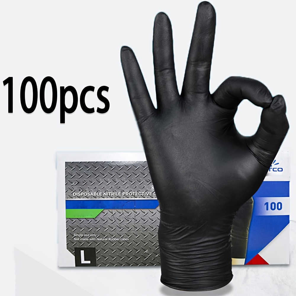 Schwarze Einweg-Nitrilhandschu – Nitrile Mechanic Glove Bewertung und Preis