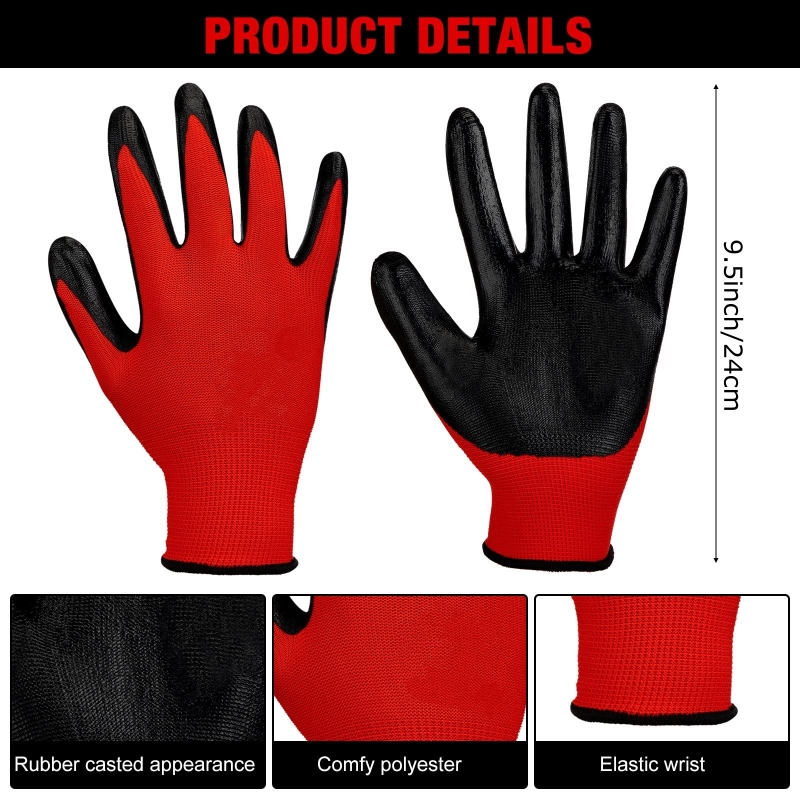 4/20 Stück Nitrilbeschichtete  – Nitrile Mechanic Glove Bewertung und Preis