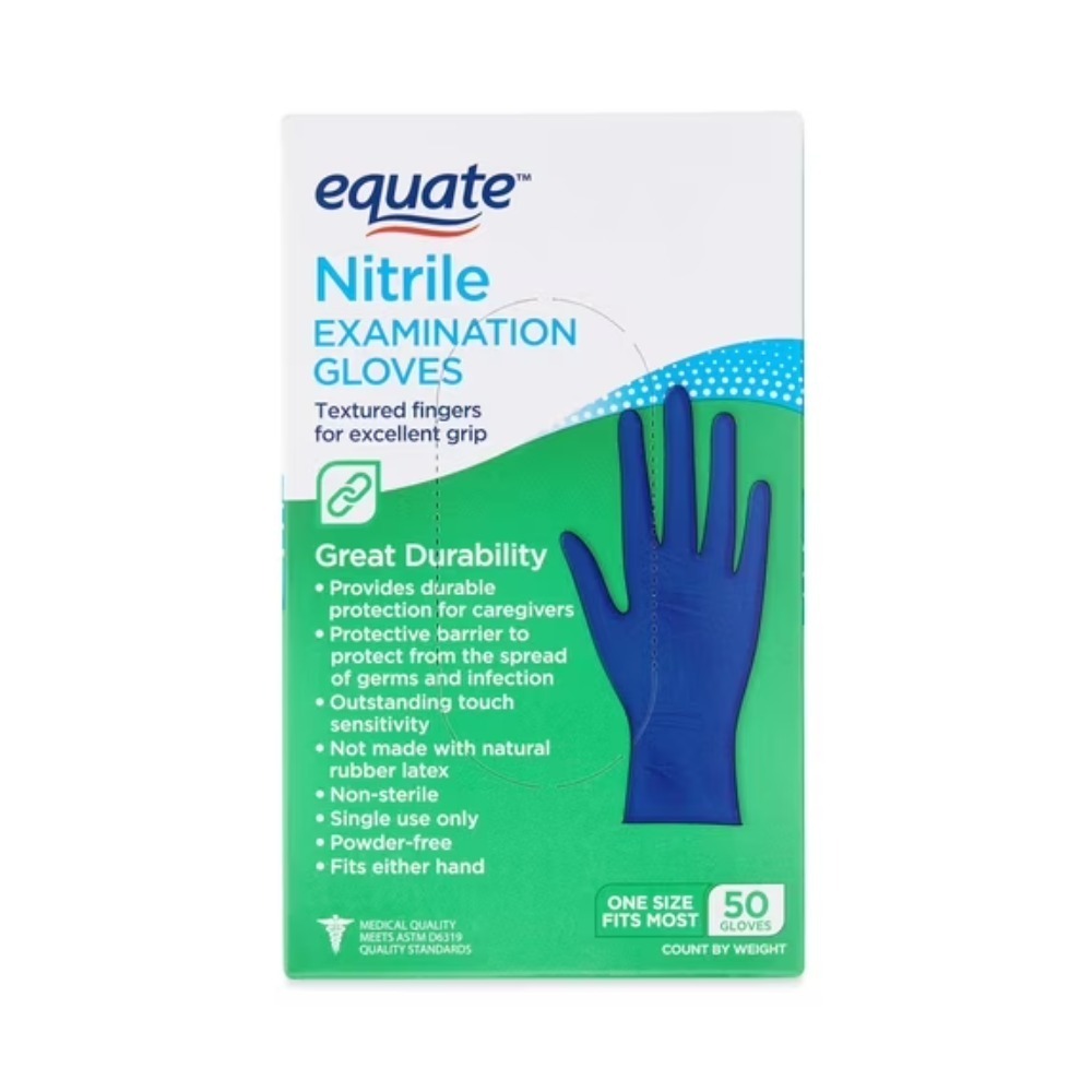 Equate Nitril-Untersuchungshan – Exam Glove Nitrile Bewertung und Preis