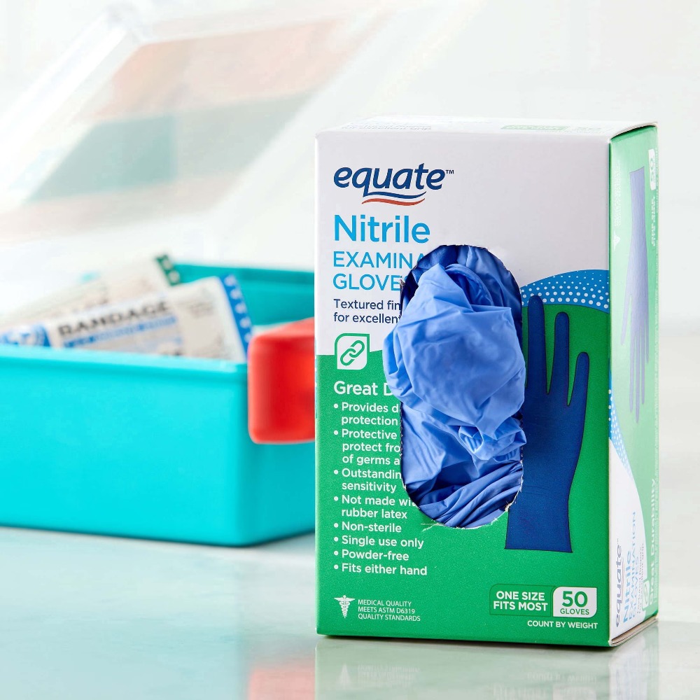 Equate Nitril-Untersuchungshan – Exam Glove Nitrile Bewertung und Preis