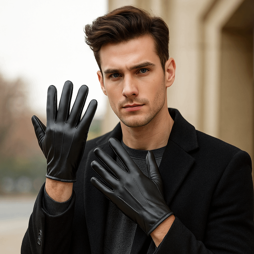 Modische schwarze Fahrerhandsc – Leather Driving Glove Bewertung und Preis