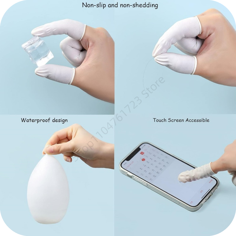 100 Stück Einweg-Fingerüberzüg – Latex Disposable Glove Bewertung und Preis