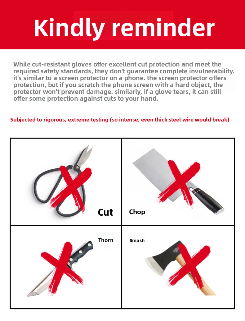 Schnittschutz-Fingerabdeckung, – Cut Resistant Glove Bewertung und Preis