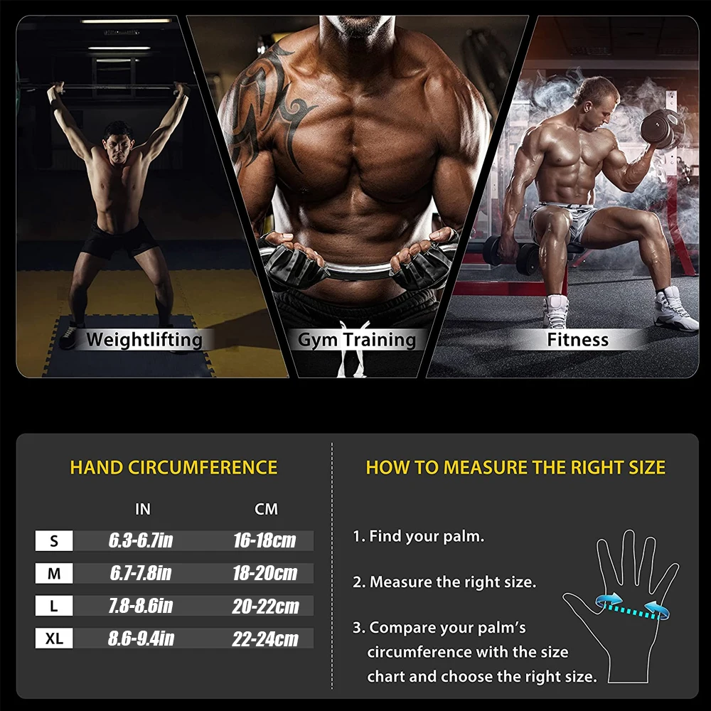 1 Paar Halbfinger-Fitness hand – Workout Glove Gym Bewertung und Preis