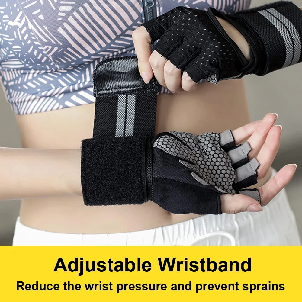 1 Paar Halbfinger-Fitness hand – Workout Glove Gym Bewertung und Preis