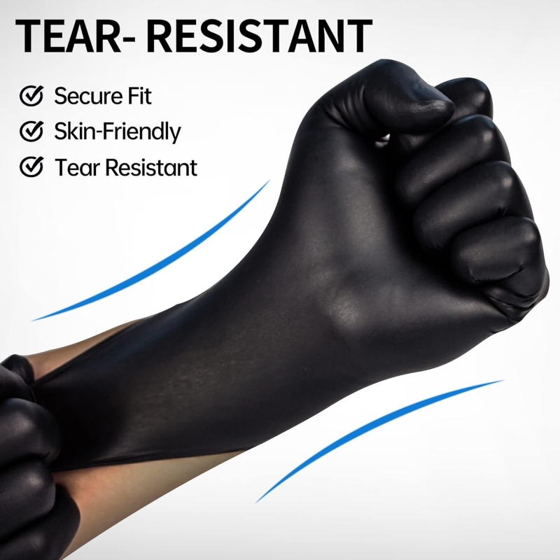 100 Stück Schwarze Nitrilhands – Latex Disposable Glove Bewertung und Preis