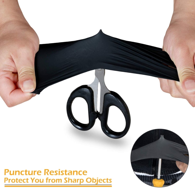 100 Stück Schwarze Nitrilhands – Latex Disposable Glove Bewertung und Preis