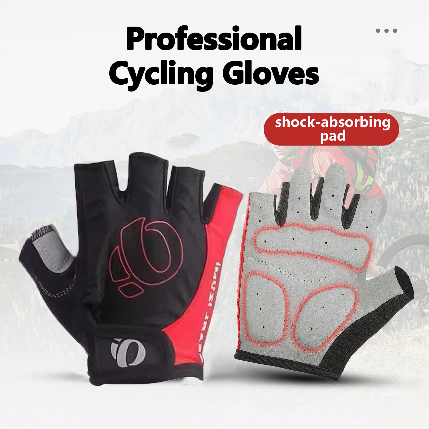 Outdoor-Radfahrhandschuhe mit  – Cycling Glove Padded Bewertung und Preis