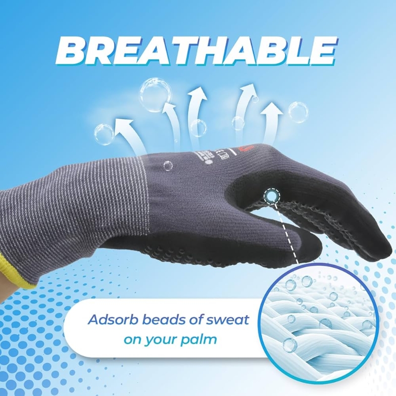 Sicherheits-Arbeitshandschuhe  – Nitrile Mechanic Glove Bewertung und Preis